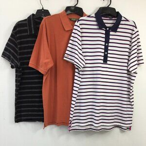 Ralph Lauren/Calvin Klein/Eddie Bauer Mens Short Sleeve Polo Shirts Bundle Sz XL